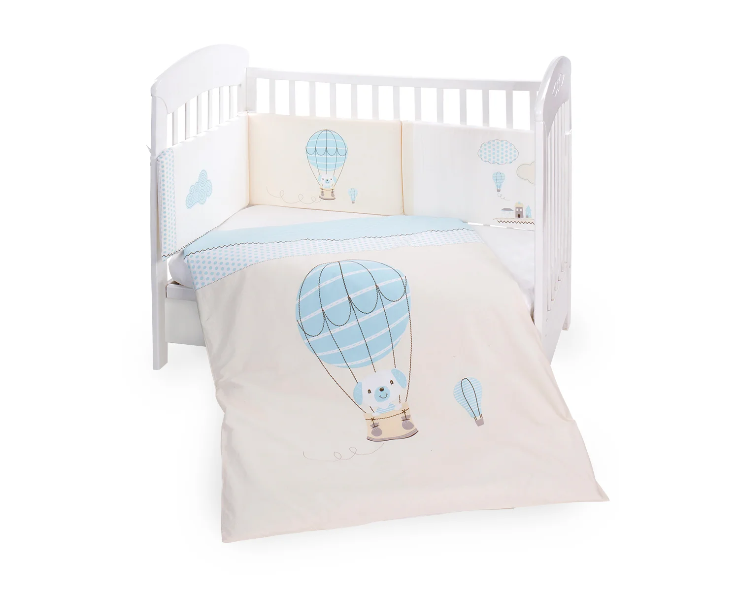 Φωτογραφία προϊόντος: Kikka Boo - Bedding set 2pcs EU Style 70/140 Puppy on Balloon - 41101020078