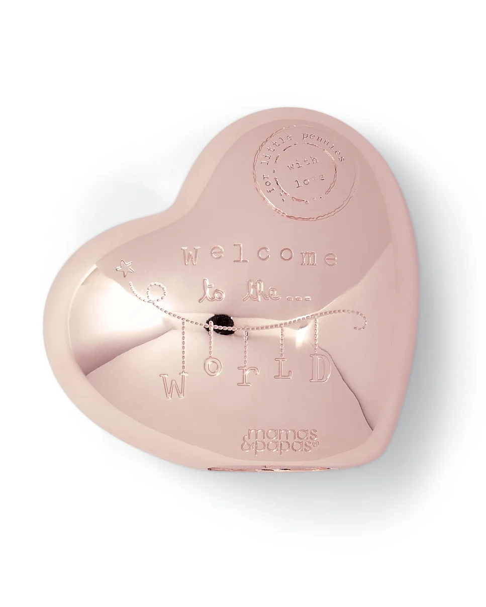 Φωτογραφία προϊόντος: Δώρο Wecome Mamas + PapasTo The World Heart Money Bank