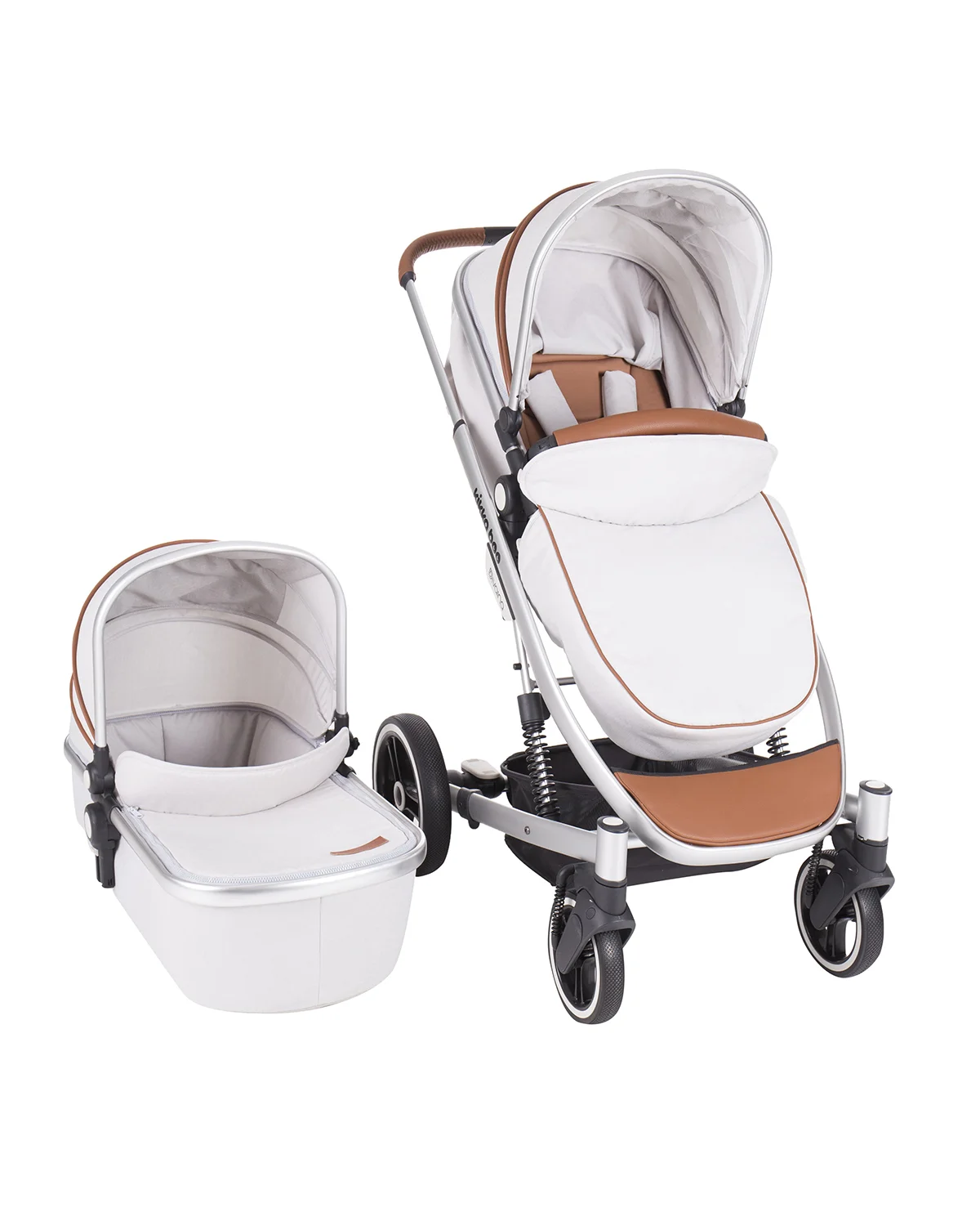 Φωτογραφία προϊόντος: Kikka Boo - Stroller 2in1 with carrycot Divaina Grey - 31001020005
