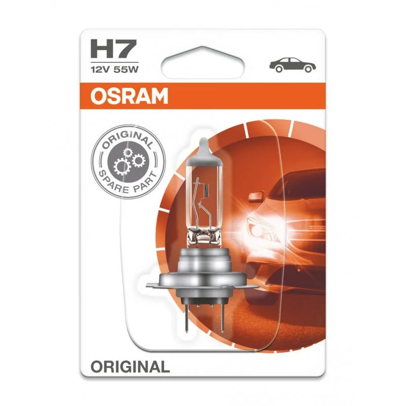 Φωτογραφία προϊόντος: Λάμπα αλογόνου H7 Osram - 1 τμχ. καρτέλα