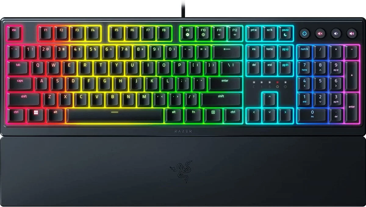 Φωτογραφία προϊόντος: Razer ORNATA V3 Mecha-Membrane Gaming Keyboard - Low-Profile - UV-Coated Keycaps US