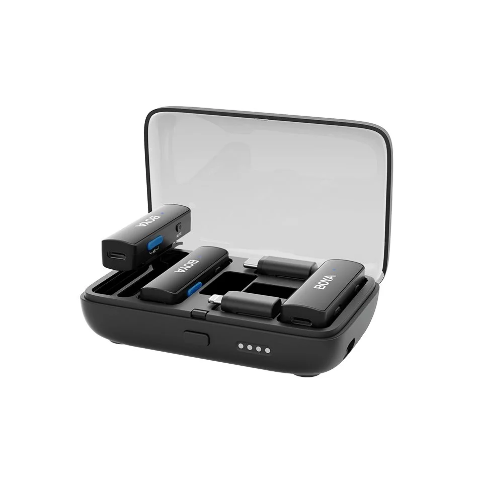 Φωτογραφία προϊόντος: BOYALINK Mobile Wireless Mic for Android (USB-C) iPhone IOS and 3,5 TRS (laptop) 2 person vlog