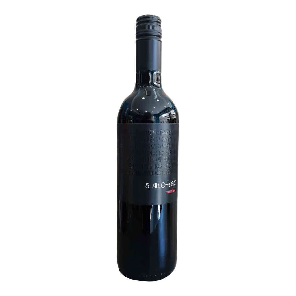 Φωτογραφία προϊόντος: 5 ΑΙΣΘΗΣΕΙΣ MERLOT 2021, , 750 ml