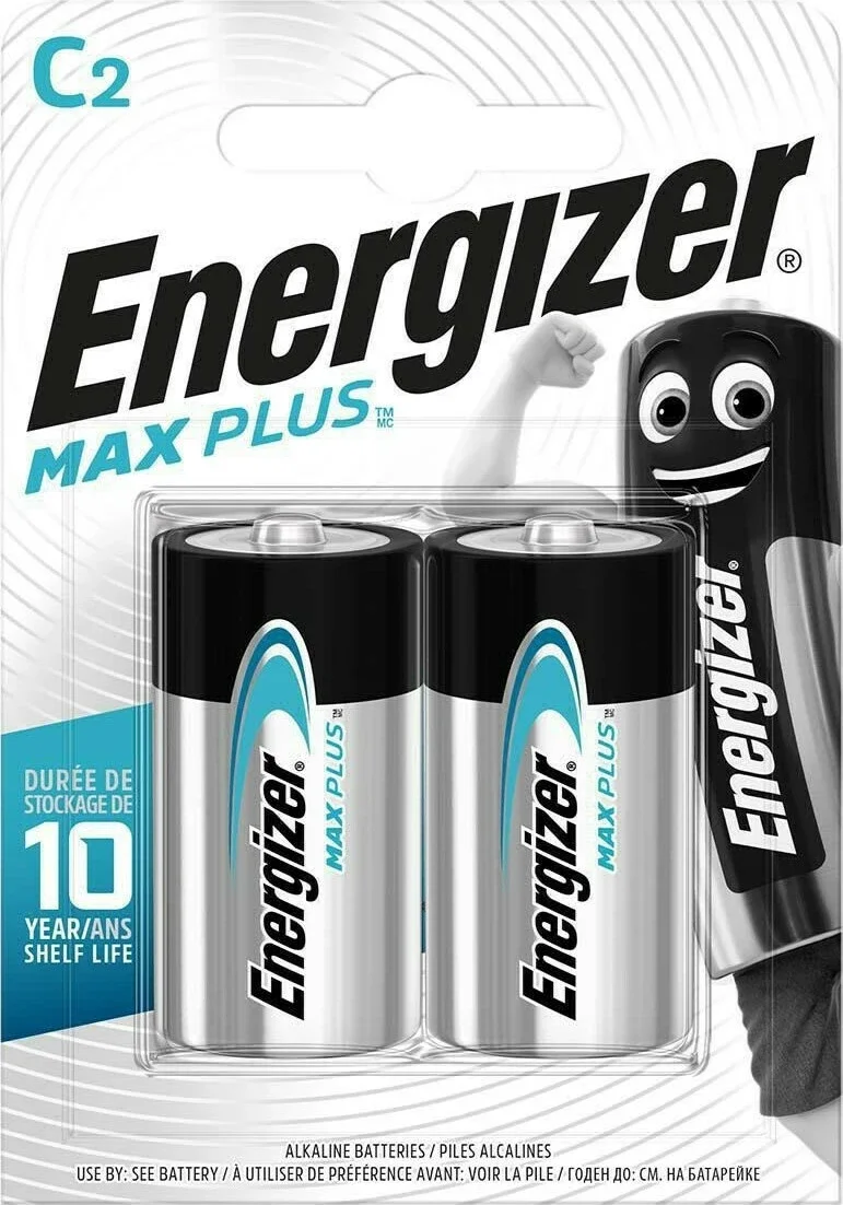 Φωτογραφία προϊόντος: Energizer Max Plus C Αλκαλικές Μπαταρίες 1.5V 2τμχ
