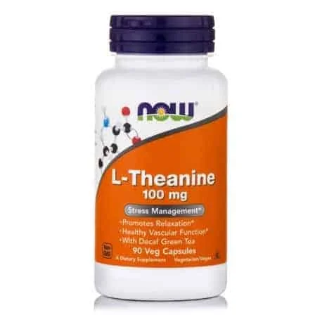 Φωτογραφία προϊόντος: NOW FOODS L-Theanine 100 mg - 90 Veg Capsules