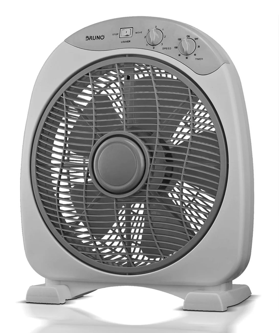 Φωτογραφία προϊόντος: BRUNO ανεμιστήρας Box Fan BRN-0184, επιτραπέζιος/δαπέδου, 38W 32cm, γκρι