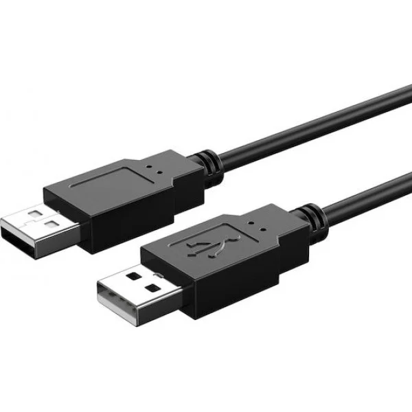 Φωτογραφία προϊόντος: CABLETIME καλώδιο USB 2.0 C161-AMAM, 480Mbps, 0.5m, μαύρο