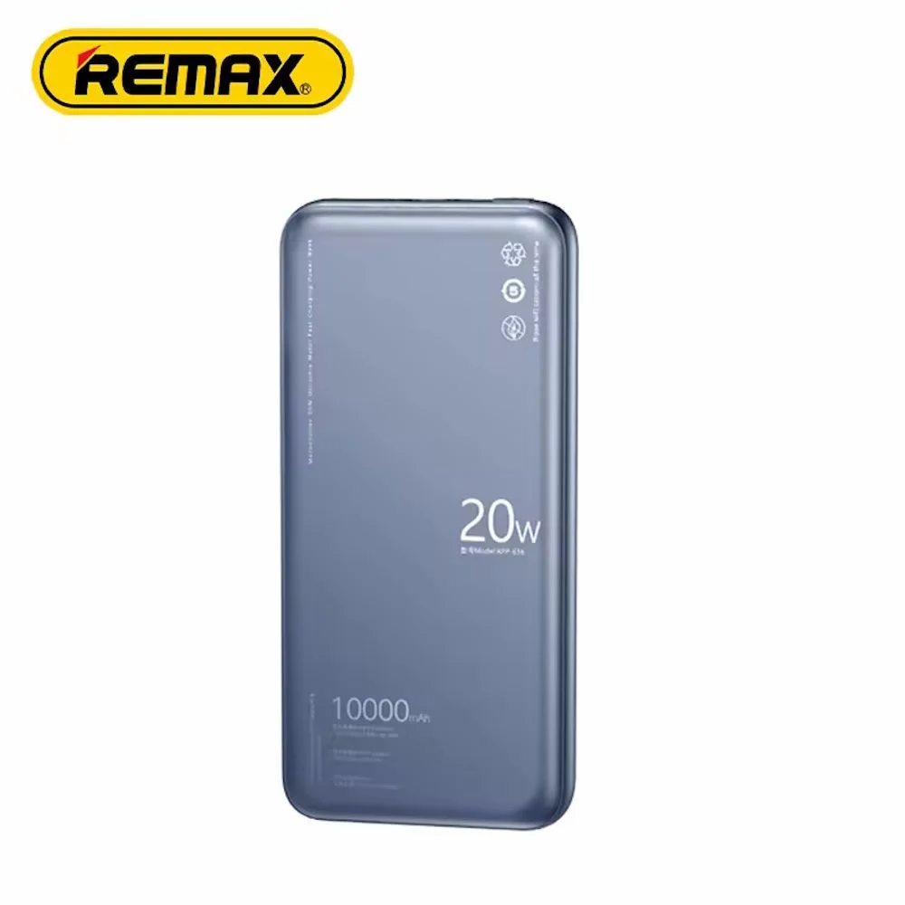 Φωτογραφία προϊόντος: REMAX RPP-636 BL Ultrathin Metal Powerbank Fast charging 20w (10.000mA)