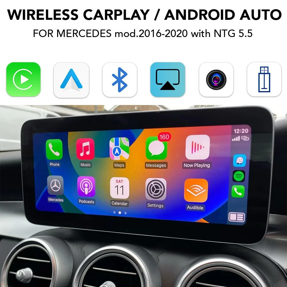 Φωτογραφία προϊόντος: DIGITAL IQ BZ 246 CPAA (CARPLAY / ANDROID AUTO BOX for MERCEDES mod.2014-2018 with NTG 5.5)