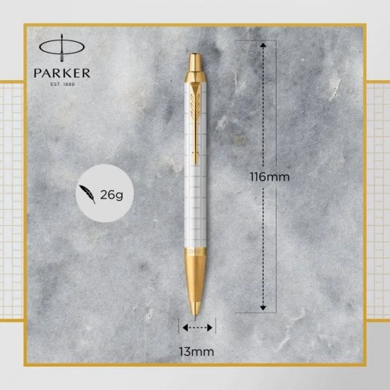 Φωτογραφία προϊόντος: ΣΤΥΛΟ PARKER IM PRM PEARL GT BALLPEN