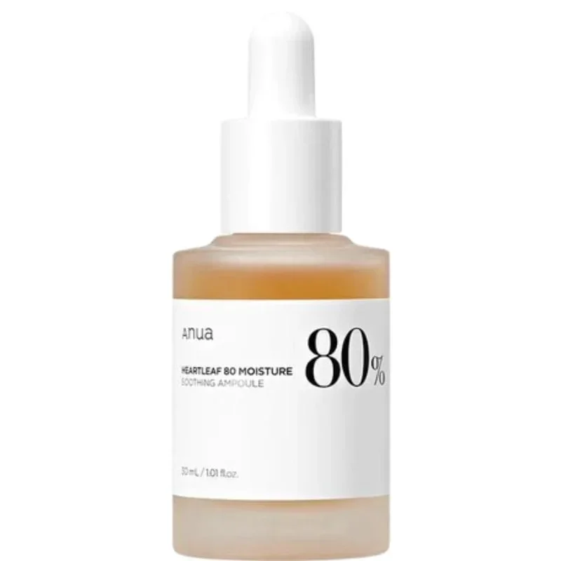 Φωτογραφία προϊόντος: Anua Heartleaf 80% Soothing Ampoule Serum Αντιγηραντικός Ορός Προσώπου Με Υαλουρονικό Οξύ & Βιταμίνη B5 30ml