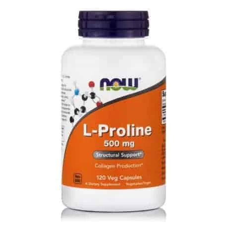 Φωτογραφία προϊόντος: L-Proline 500mg 120 Veg Capsules