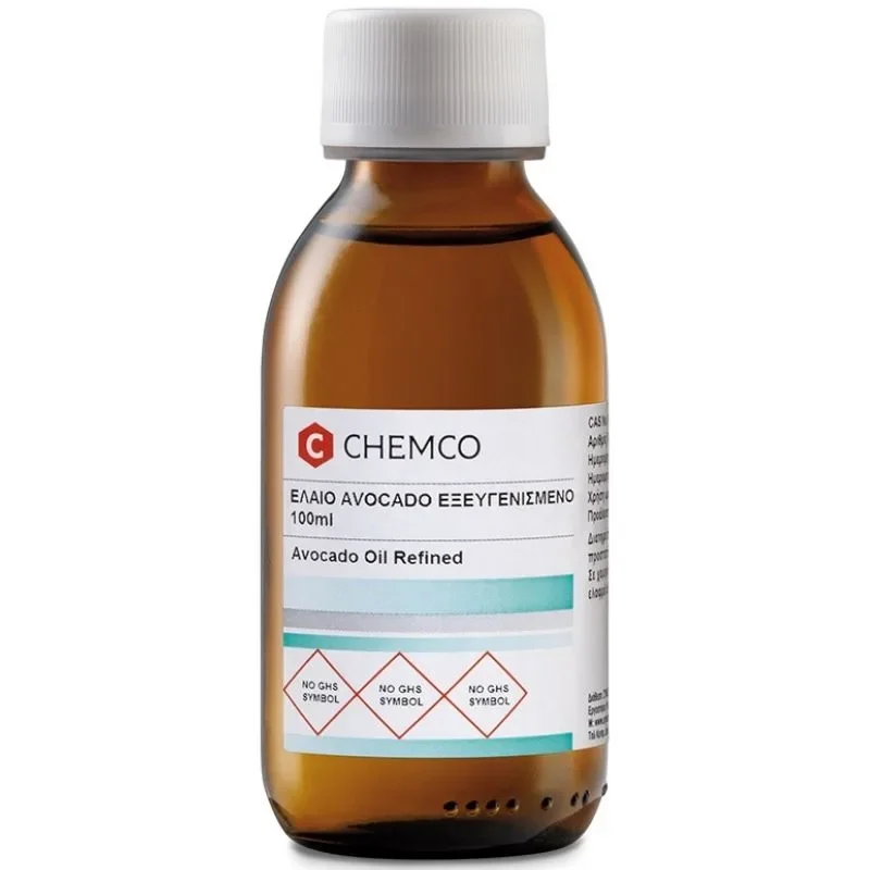 Φωτογραφία προϊόντος: Σύνδεσμος Chemco Έλαιο Αβοκάντο Εξευγενισμένο Avocado Oil Refined 100ml