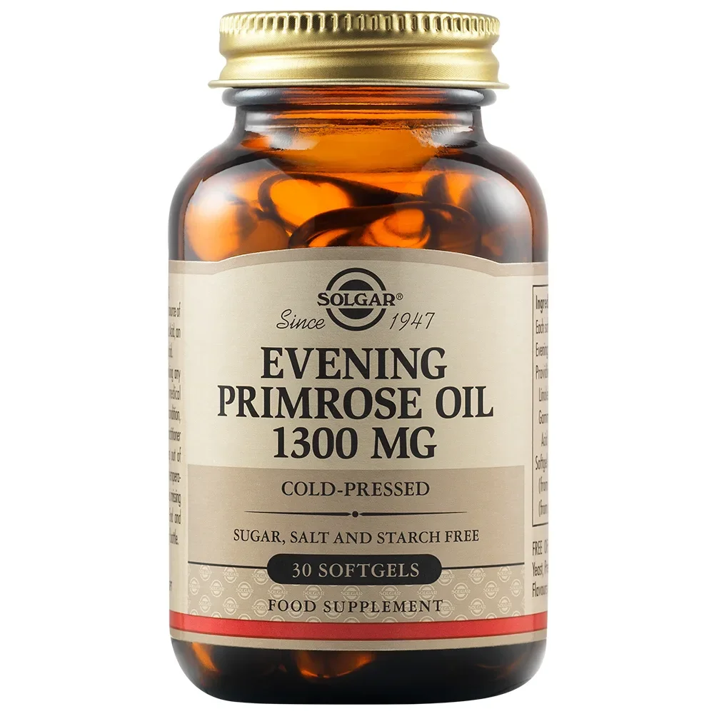 Φωτογραφία προϊόντος: Solgar Evening Primrose Oil 1300Mg Συμπλήρωμα Διατροφής Με Λάδι Νυχτολούλουδου Για Την Ομαλή Λειτουργία Του Καρδιαγγειακού, Νευρικού & Αναπαραγωγικού Συστήματος 30 Μαλακές Κάψουλες