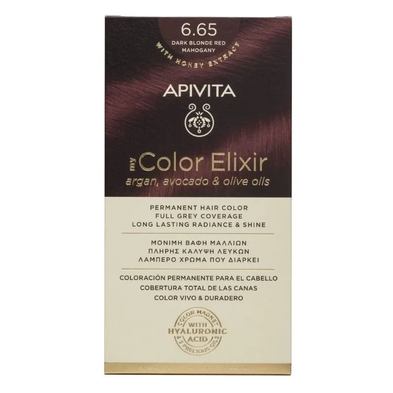 Φωτογραφία προϊόντος: Apivita My Color Elixir Βαφή Μαλλιών 6.65 Έντονο Κόκκινο 50ml + 75ml