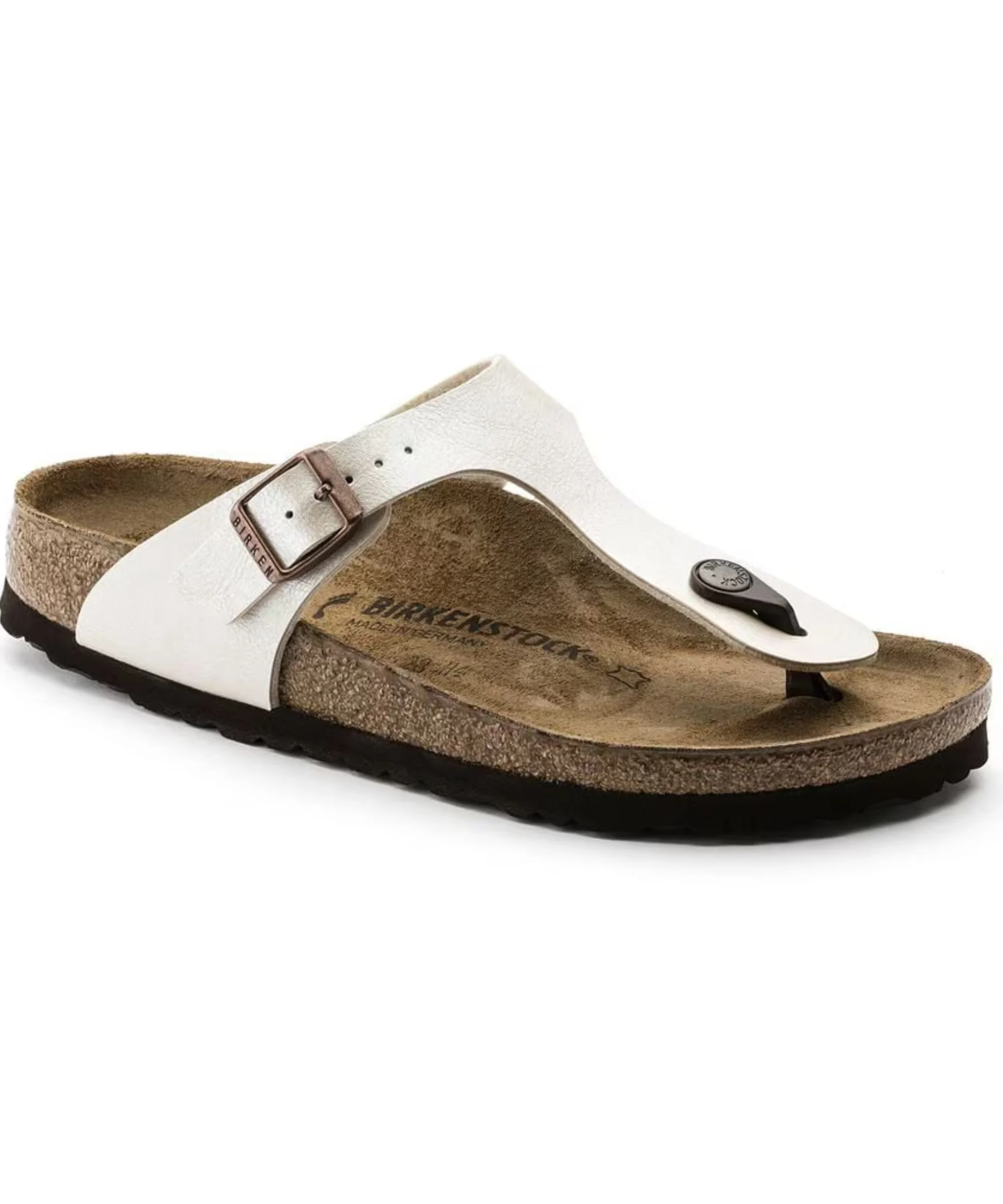 Φωτογραφία προϊόντος: Birkenstock Gizeh Birko-Flor Graceful Pearl White Γυναικείες Παντόφλες
