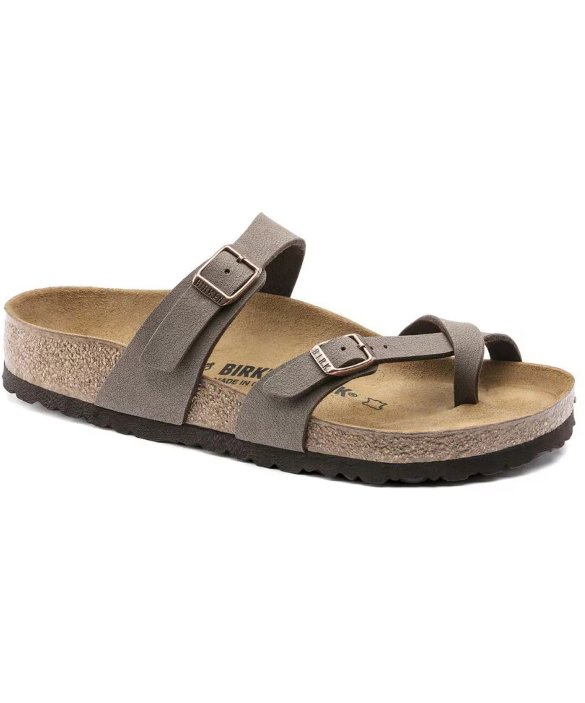 Φωτογραφία προϊόντος: Birkenstock Mayari Birko-Flor Birkibuc Mocca Γυναικείες Παντόφλες