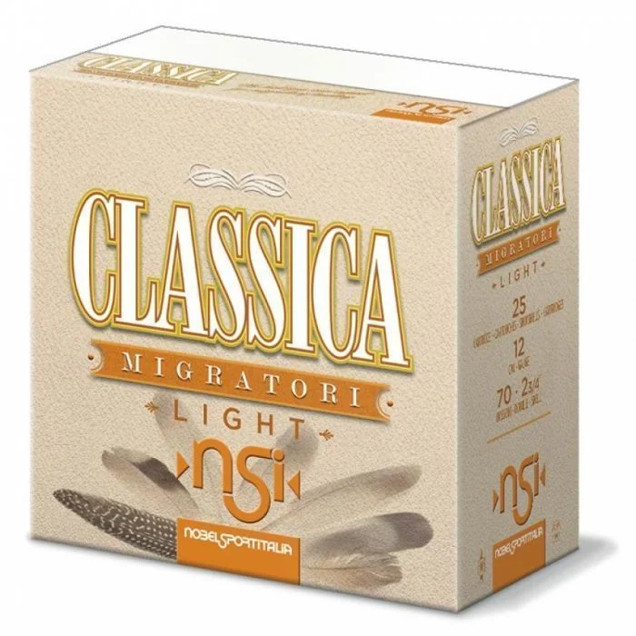 Φωτογραφία προϊόντος: CLASSICA LIGHT 30g 12GA ΦΥΣΙΓΓΙΑ ΚΥΝΗΓΙΟΥ NOBEL SPORT ITALIA