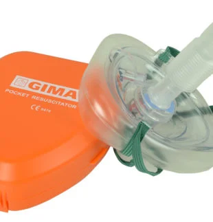 Φωτογραφία προϊόντος: Μάσκα ανάνηψης Pocket Size Gima CPR MASK - pocket resuscitator 34218