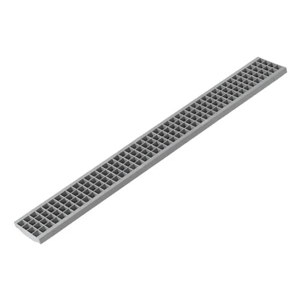 Φωτογραφία προϊόντος: Σχάρα 130x20x1000 mm πλαστική έξτρα δυνατή με κλιπ γκρί PE-HD PEGASUS