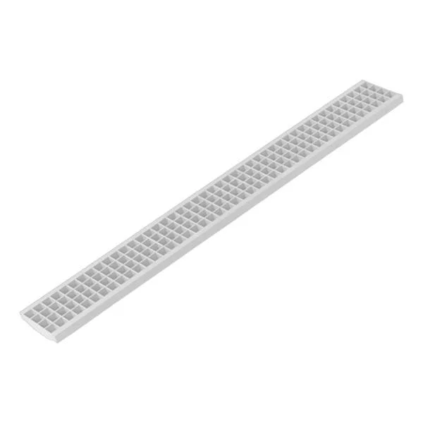 Φωτογραφία προϊόντος: Σχάρα 130x20x1000 mm πλαστική έξτρα δυνατή με κλιπ λευκή PE-HD PEGASUS