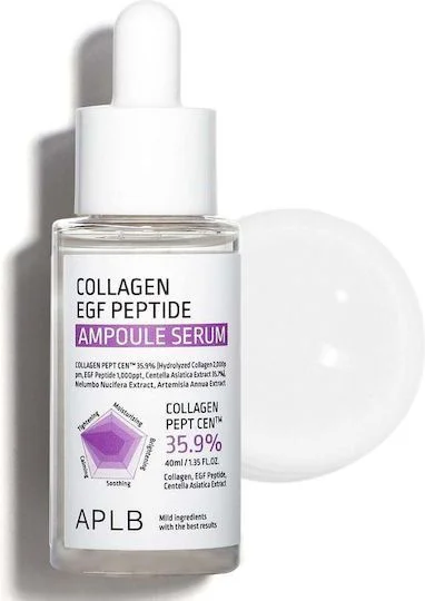 Φωτογραφία προϊόντος: APLB Collagen EGF Peptide Ampoule Serum – Ορός σύσφιξης +amp; αναγέννησης με κολλαγόνο και πεπτίδια 40ml