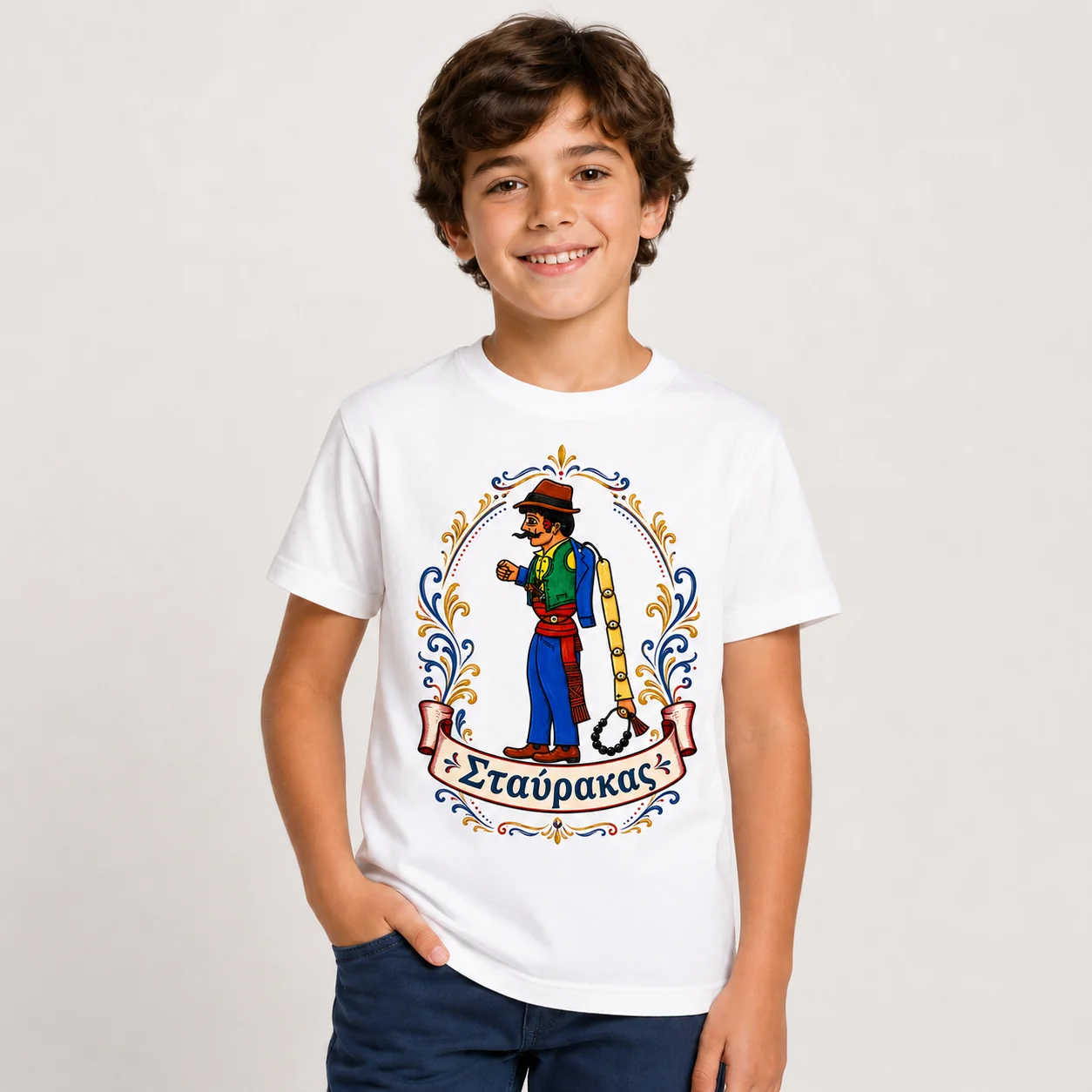 Φωτογραφία προϊόντος: Παιδικό T-Shirt Καραγκιοζης - Σταύρακας 2