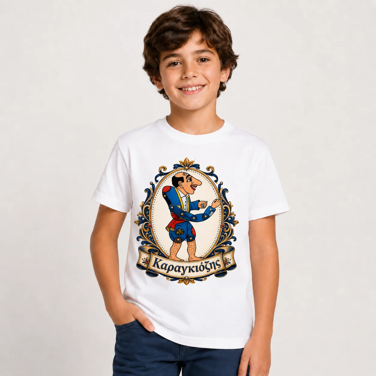 Φωτογραφία προϊόντος: Παιδικό T-Shirt Καραγκιόζης 1