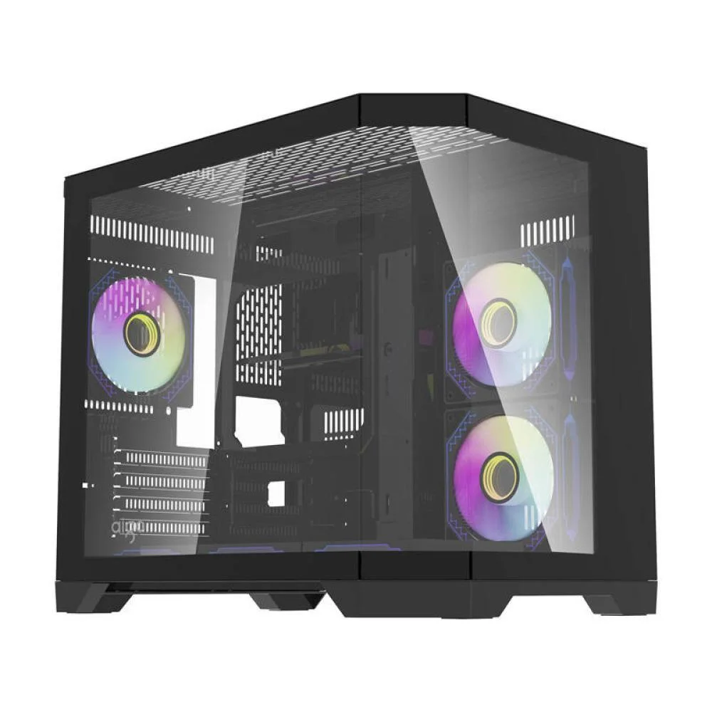 Φωτογραφία προϊόντος: Darkflash Computer Case FT418 + 6 aRGB fans (black)