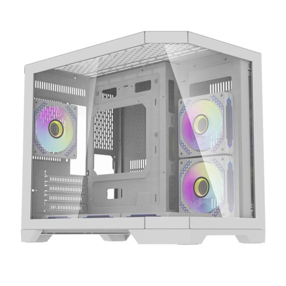 Φωτογραφία προϊόντος: Darkflash Computer Case FT418 + 6 aRGB fans (white)