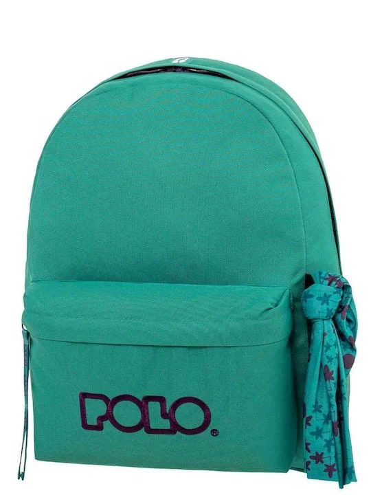 Φωτογραφία προϊόντος: Polo Original Scarf Σχολική Τσάντα Πλάτης Γυμνασίου - Λυκείου Τιρκουάζ 20lt 2024