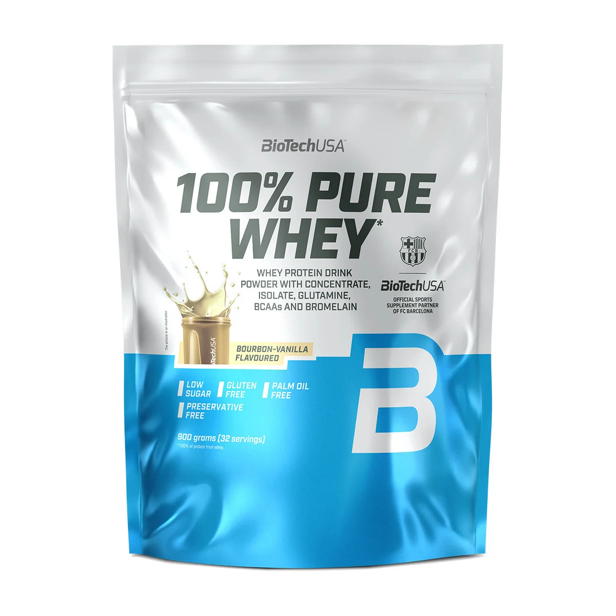 Φωτογραφία προϊόντος: BiotechUSA Biotech USA 100% Pure Whey Πρωτεΐνη Ορού Γάλακτος με Γεύση Bourbon Vanilla 900gr