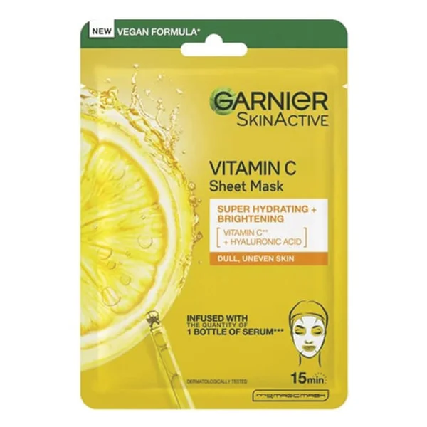 Φωτογραφία προϊόντος: Garnier Skinactive Vitamin C Sheet Mask 28g