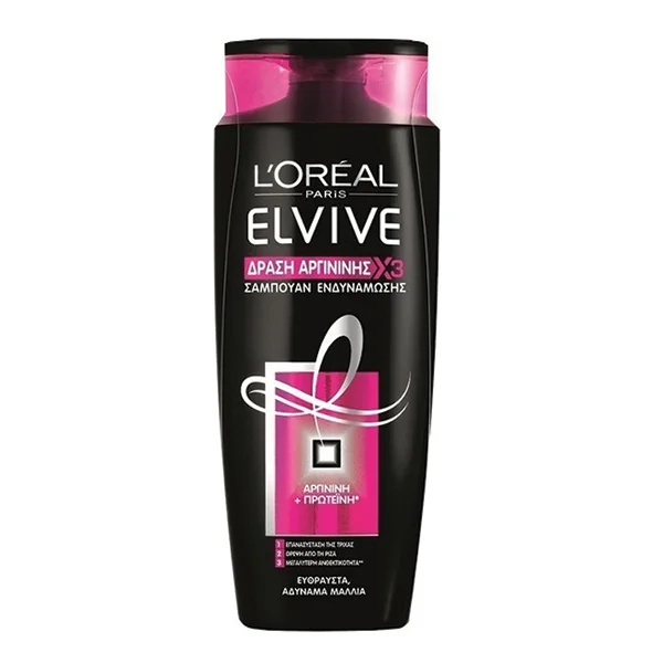 Φωτογραφία προϊόντος: L'Oreal Elvive Σαμπουάν Black Δράση Αργίνινης 700ml