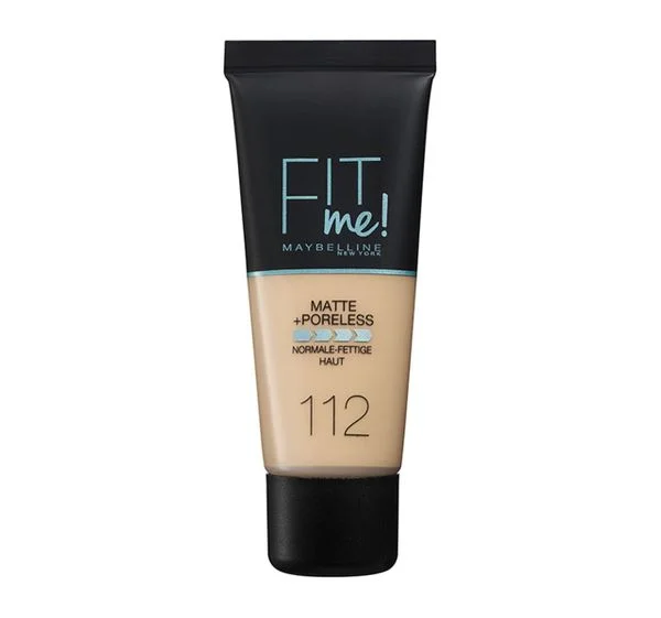 Φωτογραφία προϊόντος: Maybelline Fit Me Matte & Poreless Foundation 30ml | Απόχρωση 112 Soft Beige
