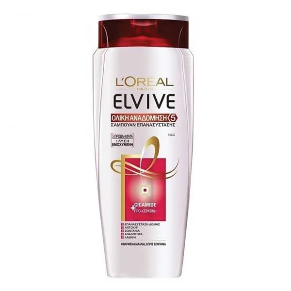 Φωτογραφία προϊόντος: L'Oreal Elvive Σαμπουάν Ολική Αναδόμηση 5 700ml