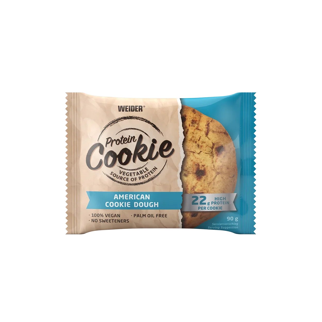 Φωτογραφία προϊόντος: Weider Global Nutrition Protein Cookies 22g Protein 90g WEIDER American Cookie Dough