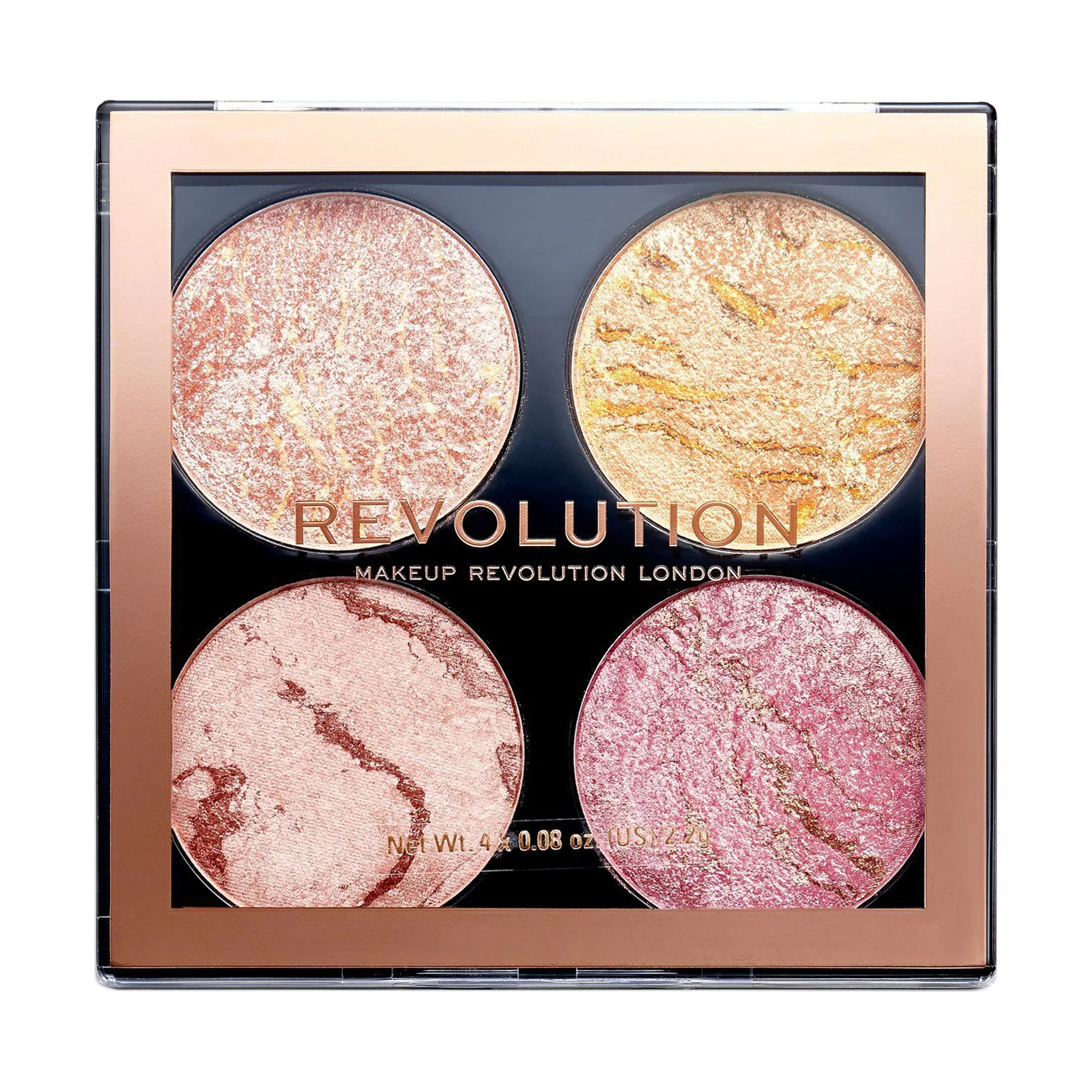 Φωτογραφία προϊόντος: Makeup Revolution Highlighting and Bronzing Cheek Kit - Fresh Perspective (8,8gr)