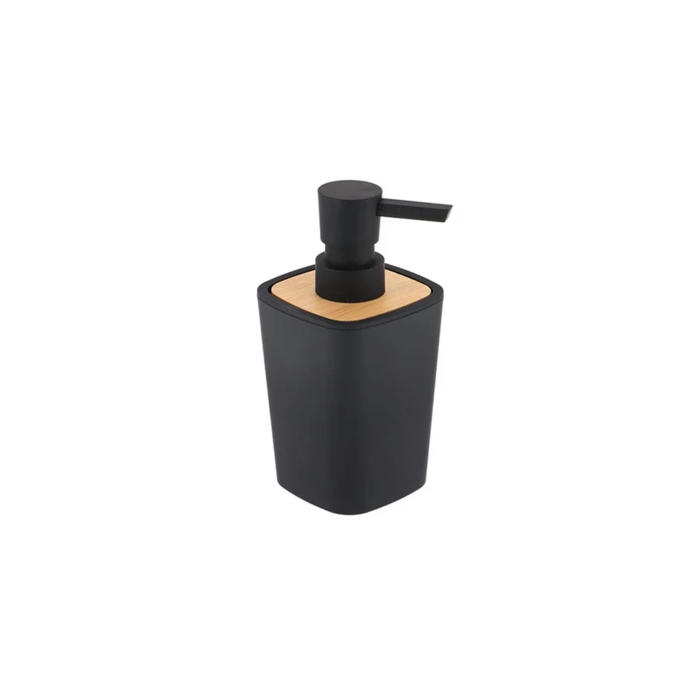 Φωτογραφία προϊόντος: Plastona Dispenser rubber με bamboo μαύρο 7.5x15.5cm