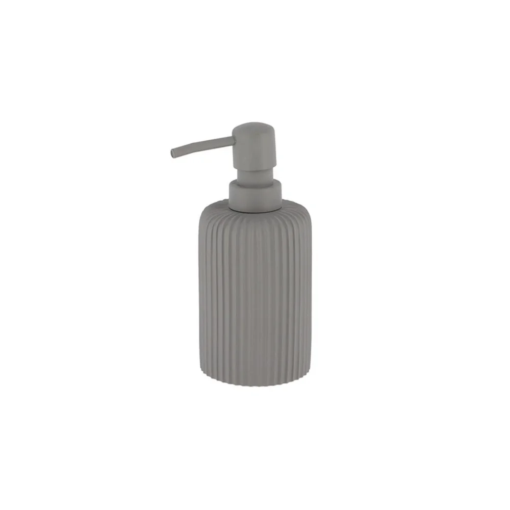 Φωτογραφία προϊόντος: Plastona Dispenser polyresin γκρι stripes 230ml/7x17cm