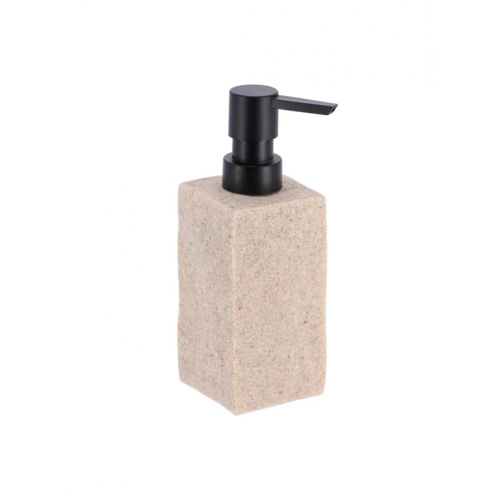 Φωτογραφία προϊόντος: Plastona Dispenser polyresin τετρ.stone μπεζ 260ml/6x18 cm