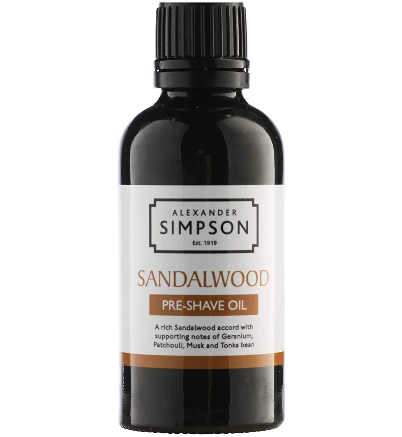 Φωτογραφία προϊόντος: Simpsons Shaving Simpsons Pre Shave Oil Sandalwood 50ml(1,69 fl.oz.)