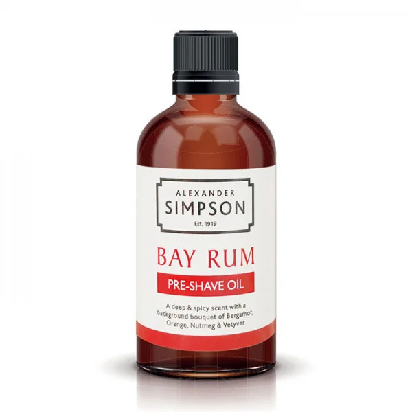 Φωτογραφία προϊόντος: Simpsons Shaving Simpsons Pre Shave Oil Bay Rum 50ml(1,69 fl.oz.)