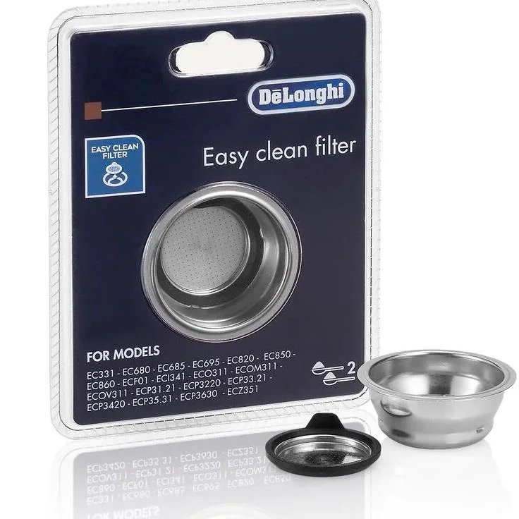 Φωτογραφία προϊόντος: Φίλτρο καφετιέρας delonghi easy clean διπλής δόσης DLSC401 (original)