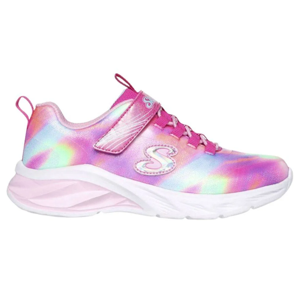 Φωτογραφία προϊόντος: SKECHERS 303590L-PKMT Girls Coastline Bungee and Strap Sparkle Sneaker Pink