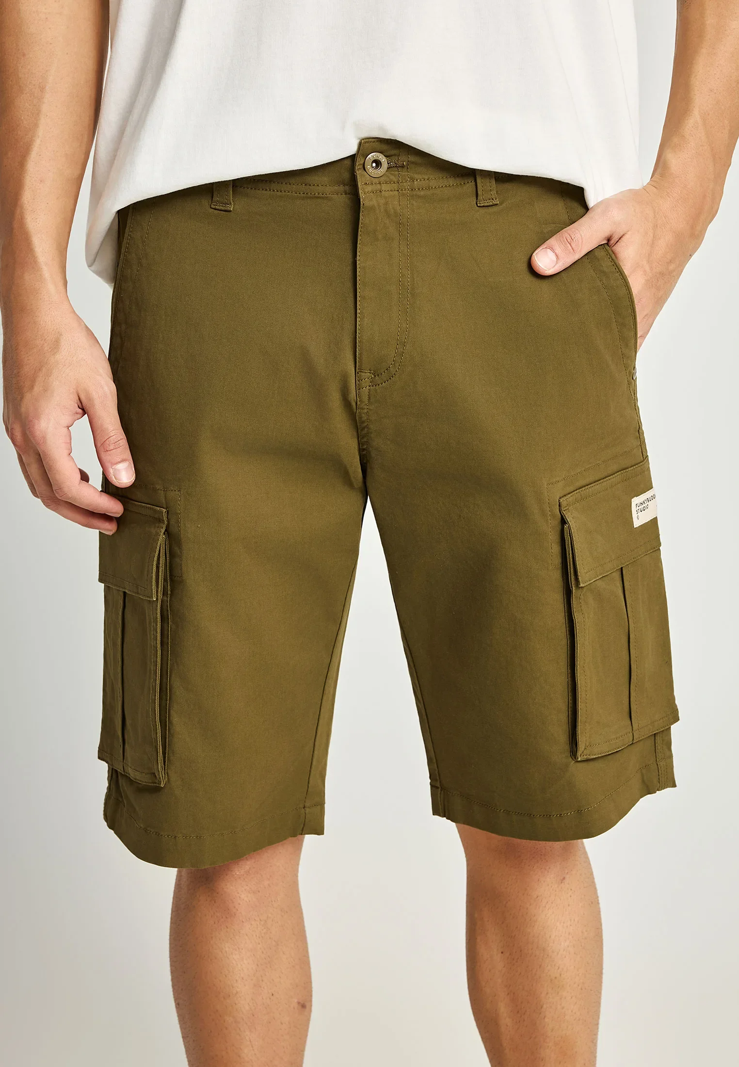 Φωτογραφία προϊόντος: FUNKY BUDDHA FBM013-002-03 DUSTY OLIVE