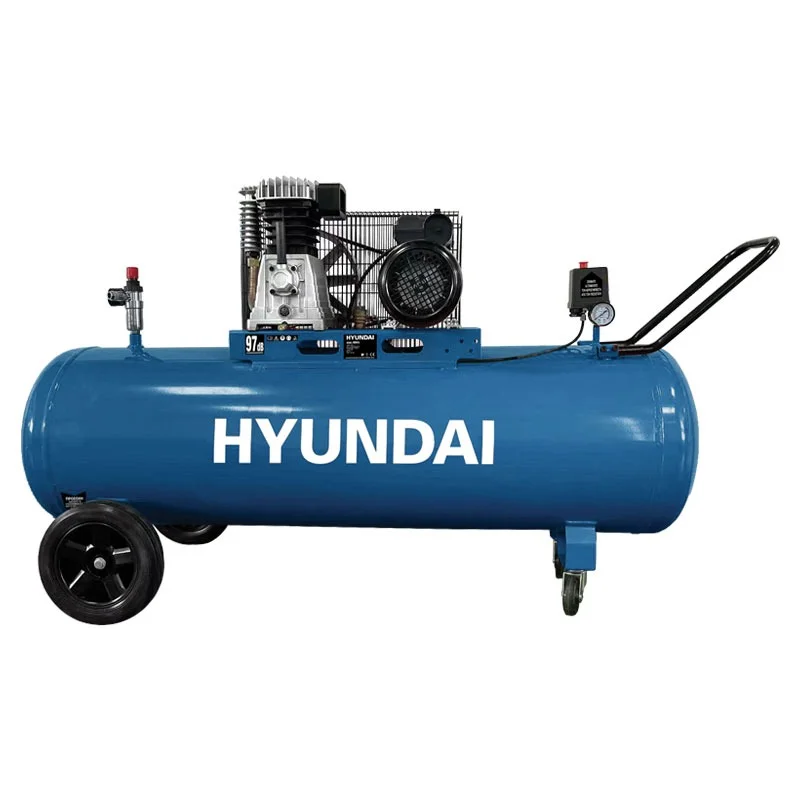 Φωτογραφία προϊόντος: HYUNDAI H303L Επαγγελματικός αεροσυμπιεστής με ιμάντα 4HP - 300lt Τριφασικός HYUNDAI