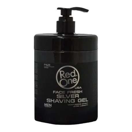 Φωτογραφία προϊόντος: BARBER RED ONE SHAVING GEL WITH PUMP SILVER 1000ML