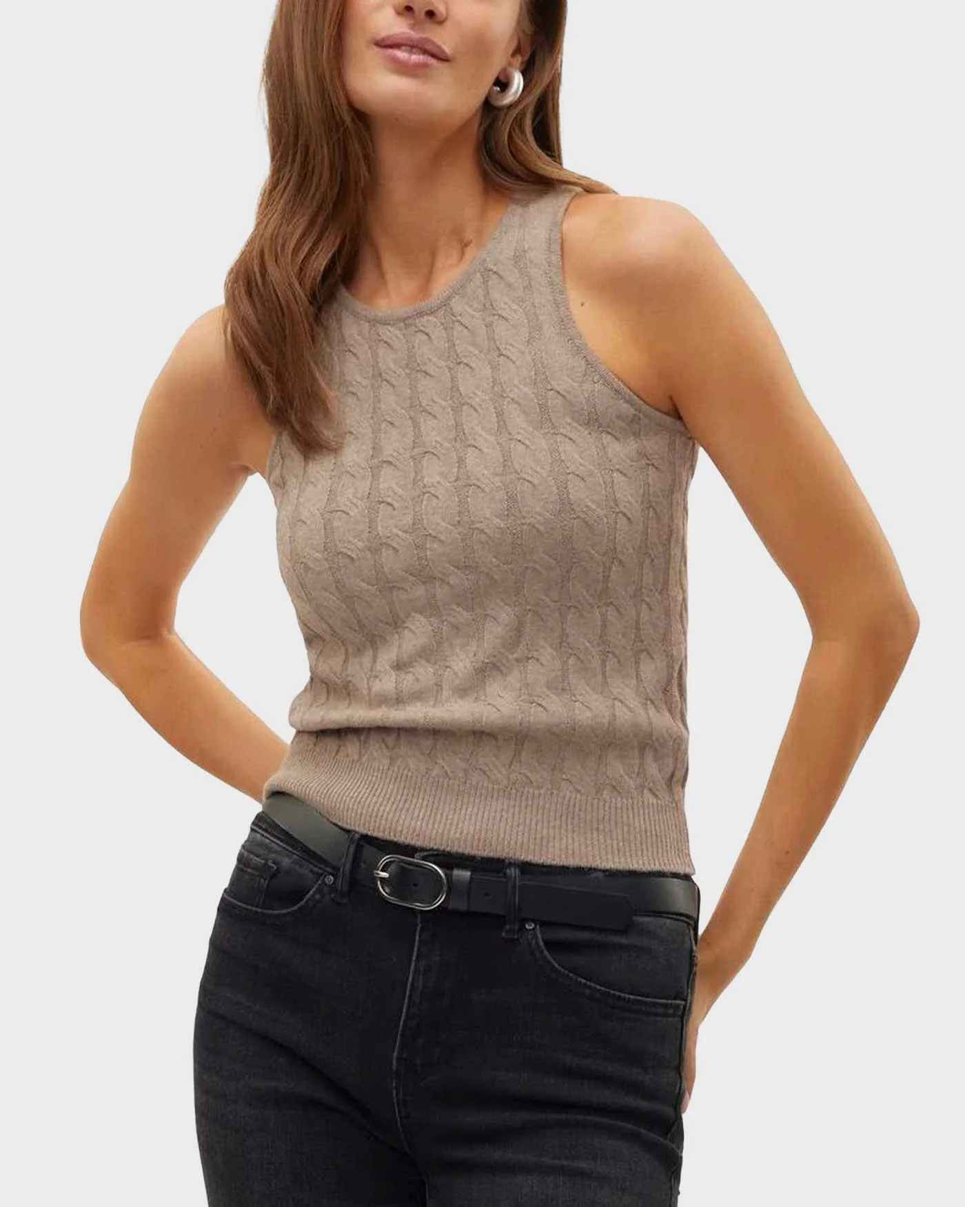 Φωτογραφία προϊόντος: VERO MODA ΓΥΝΑΙΚΕΙΑ ΜΠΛΟΥΖΑ ΠΛΕΚΤΗ ΑΜΑΝΙΚΗ - 10314892 ΕΚΡΟΥ