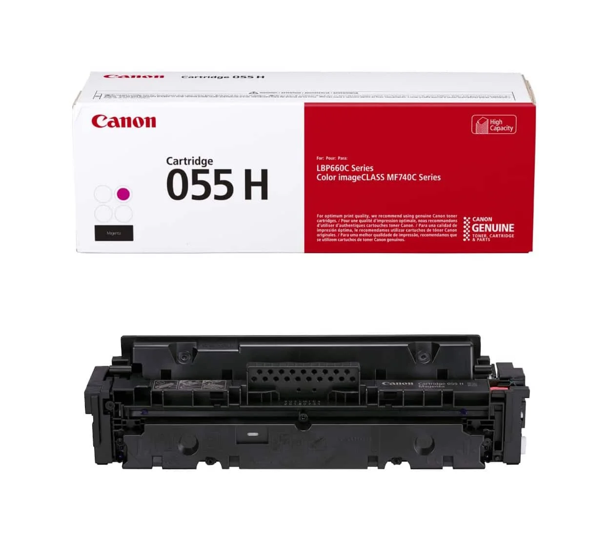 Φωτογραφία προϊόντος: CANON Toner Cartridge high Magenta 055H (5.9k)